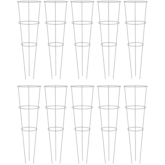 Glamos Wire 33 inch Galvanized Tomato Cage 10 Pack