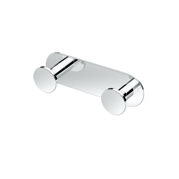Gatco 1281 Glamour All Modern Décor 6.5" Double Robe Hook, Chrome