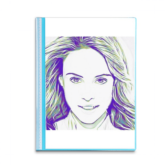 Glamour American Fashionable Pulchritude Book Sheet Protectors Portfolio Binder Folder
