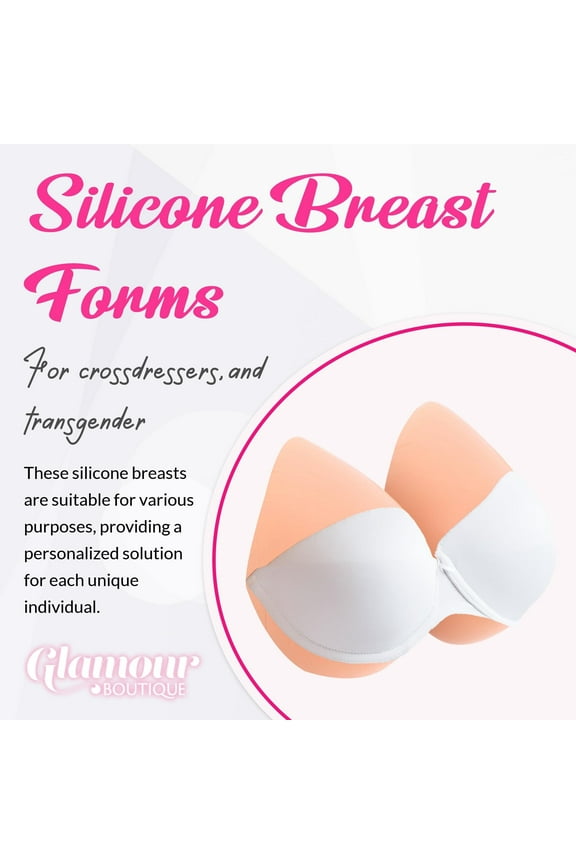 Silicone 5XL Breast Forms, Unisex