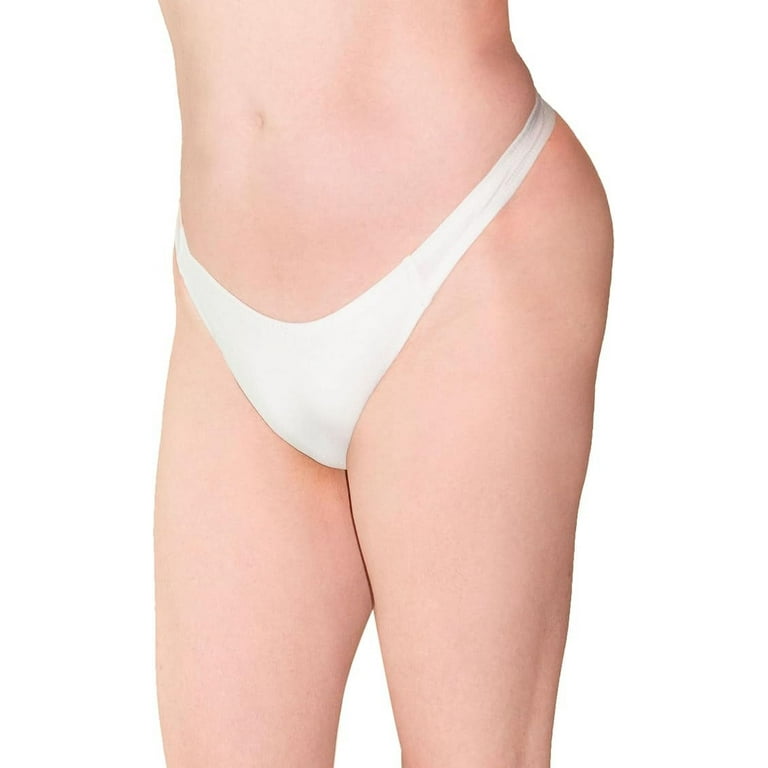 Glamour Boutique's Gaff Thong Underwear Male-to-Female Tucking Panties  (Medium, White)