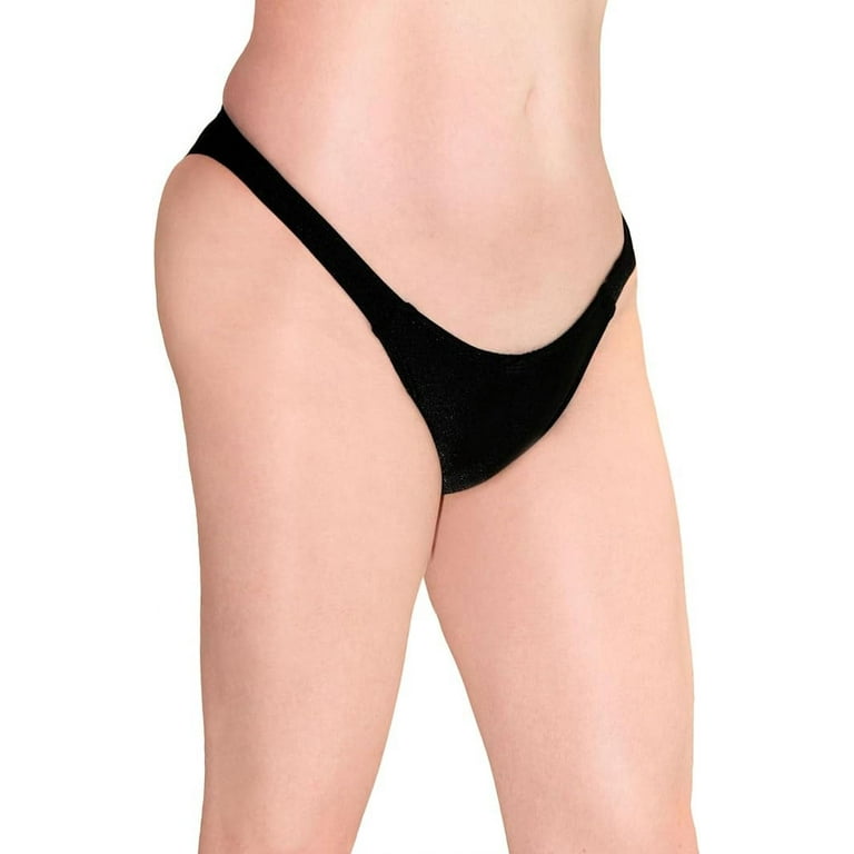 Glamour Boutique's Gaff Thong Underwear Male-to-Female Tucking Panties  (Small, Black) 