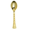 thumbnail image 1 of Glamour Collection Extra Heavyweight Disposable Tea Spoons Gold, 1 of 3