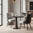 thumbnail image 1 of Ayaki White Woven Accent Chair with Rattan Arms, 1 of 8