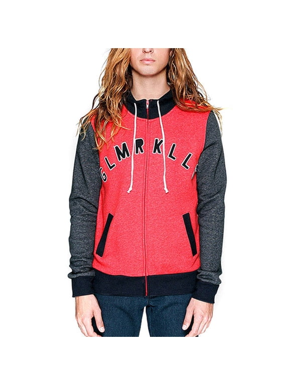 - Guys Junior Varsity Red Juniors Zip Jacket - Medium