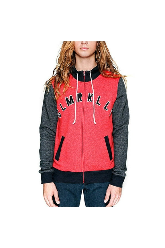 - Guys Junior Varsity Red Juniors Zip Jacket - Medium