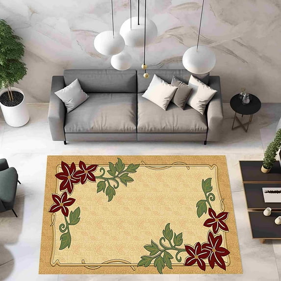 Planet Rugs Abstract Living Room Rug 5'2" x 7'5" Beige