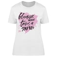 thumbnail image 1 of Glamour Never Takes Day Off T-Shirt Women -Image by Shutterstock, Female x-Large, 1 of 2