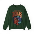 thumbnail image 1 of Glamour Queen Unisex Heavy Blend™ "Crewneck Sweatshirt Please Don't Talk" Logo, Forest Green, 1 of 4
