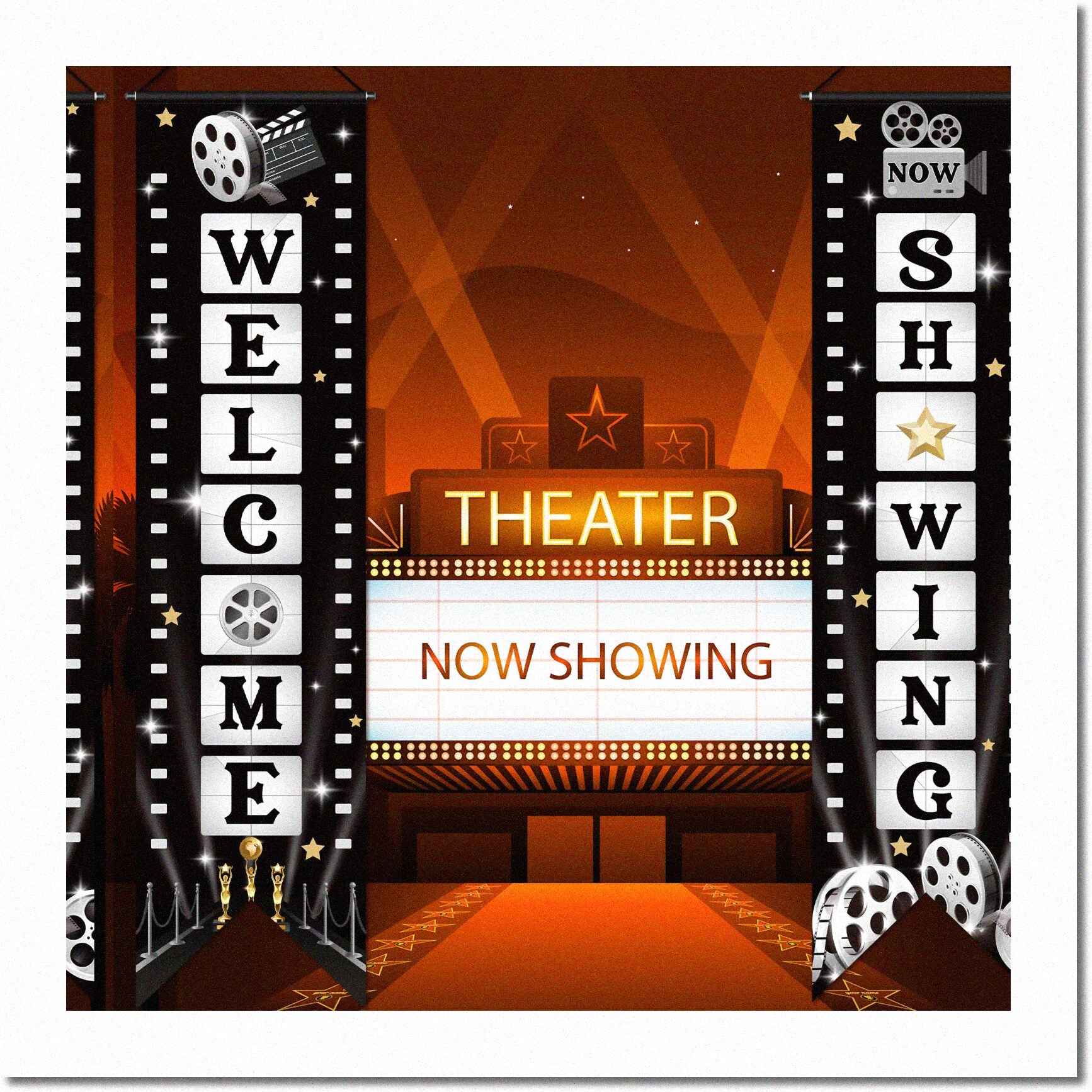 GlamourFest Movie Night Extravaganza VIP Party Decorations Roaring glamourfest-movie-night-extravaganza-vip-party-decorations-roaring