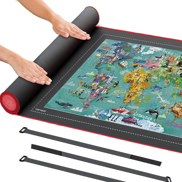 GlamourGarden Rubber Roll Up Jigsaw Puzzle Mat