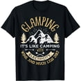 thumbnail image 1 of Glamping Definition T shirt Glamper Women Wine Funny Camping T-Shirt, 1 of 4