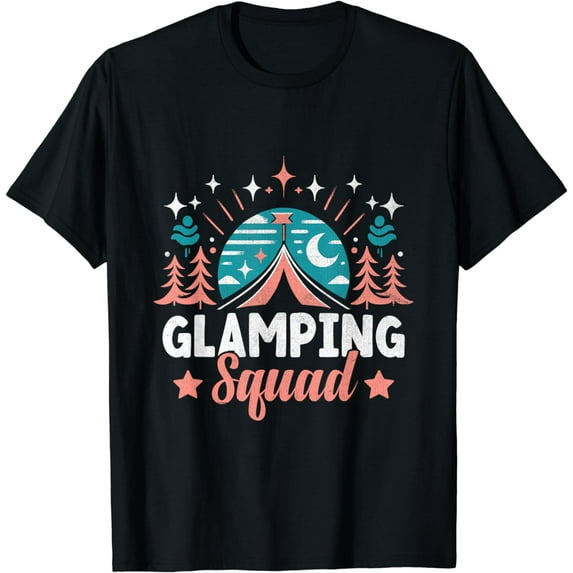 Glamping Squad Glamper Camper Camping Glamp T-Shirt