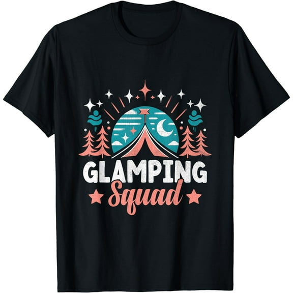 Glamping Squad Glamper Camper Camping Glamp T-Shirt