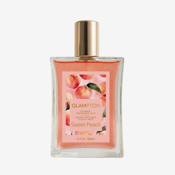 Glampton Sweet Peach Shimmer Fragrance Mist 3.4 oz