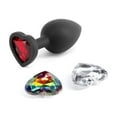 thumbnail image 1 of Glams Xchange Heart Anal Plug Small, 1 of 5