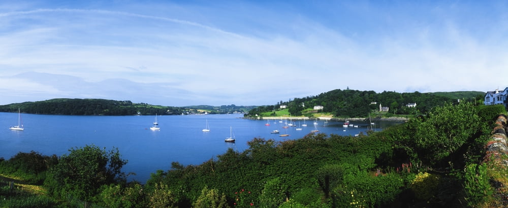 Glanmore Lake Beara Peninsula Co Cork Ireland Lake And Shoreline In Ireland Canvas Art - The Irish Image Collection Design Pics (44 x 18)
