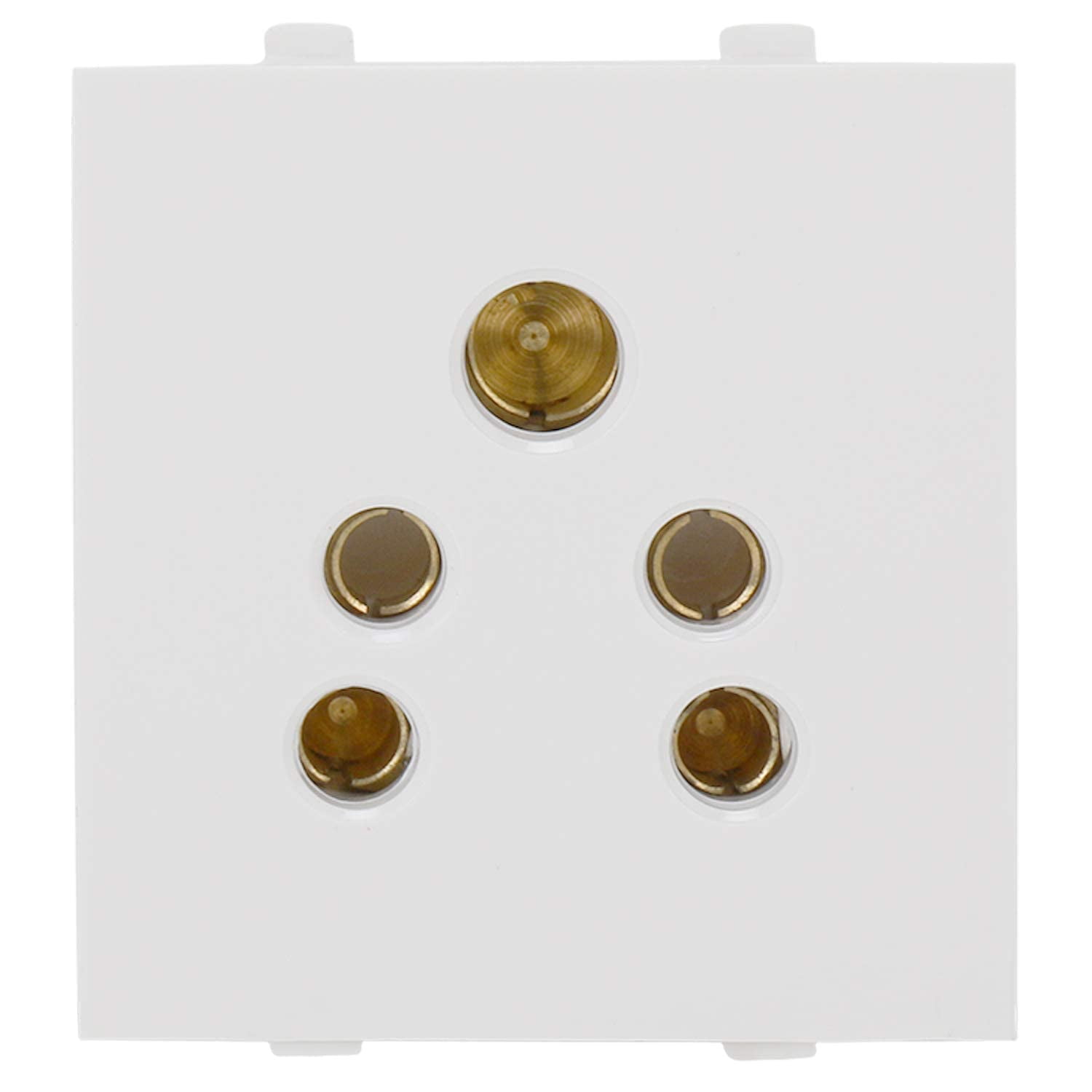 Glare Max Genius 2 in 1 Socket 6 Amp White Pack of 10 3Pin Modular ...