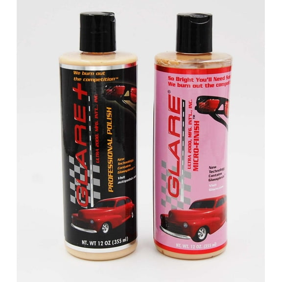 Glare Pro Polish & Micro-Finish Combo-2PK
