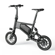 GlareWheel EB-X5 Foldable Electric Bike - Black