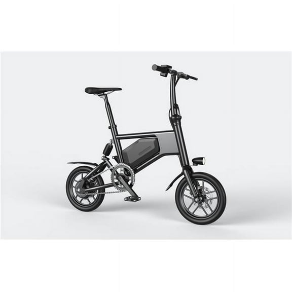 GlareWheel EB-X5 Foldable Electric Bike - Black