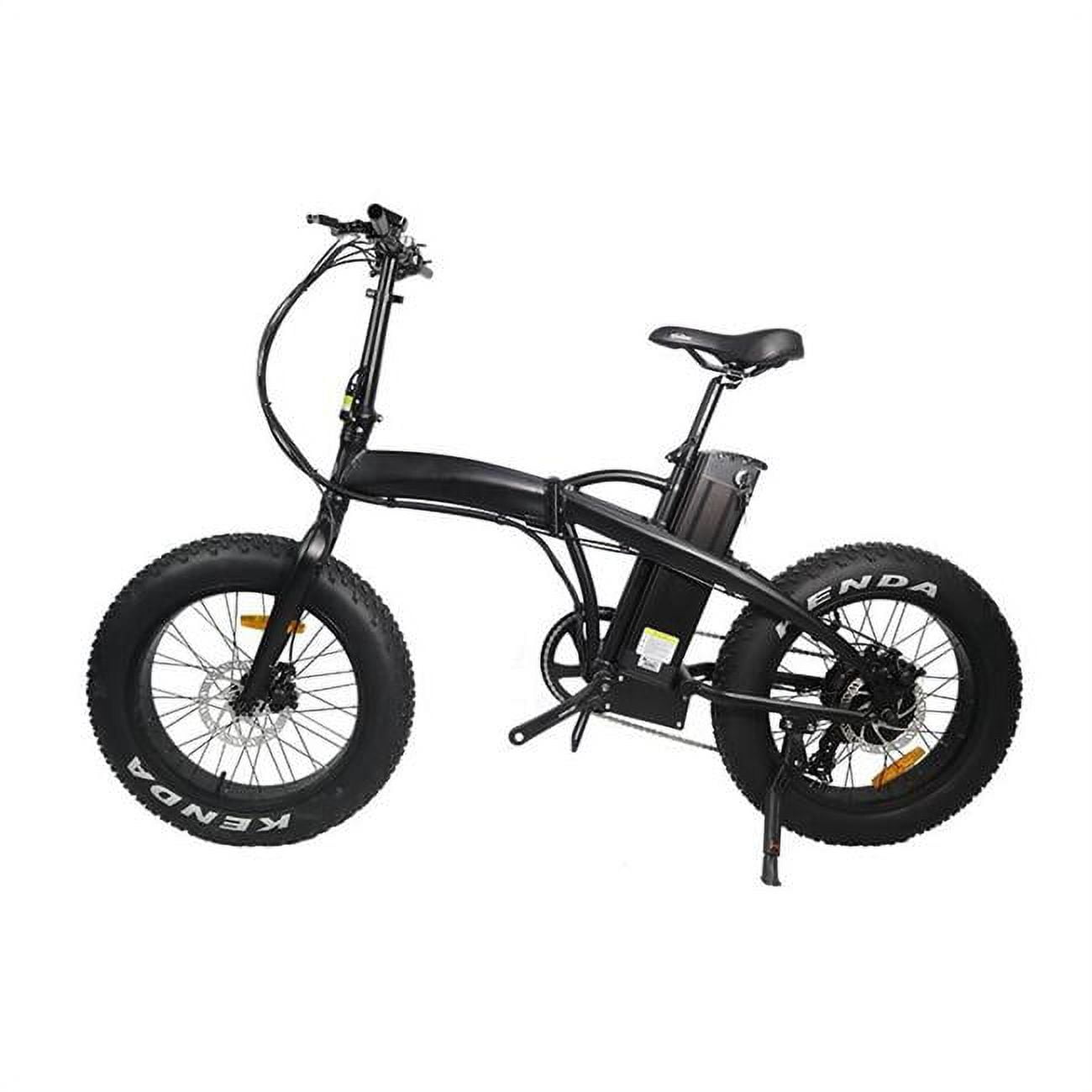 Glarewheel Folding Electric Fat Tire Bicycle with 40 Mile Range & up to