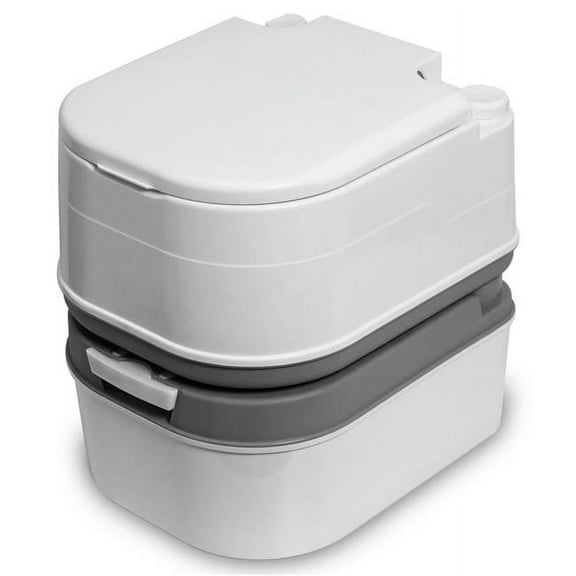 Glarewheel 6.3 gal Portable Travel Toilet for Camping, RV, Boating & Other Recreational Activities