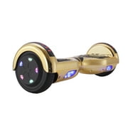 Glarewheel  Self Balancing Electric Scooter Hoverboard, Chrome & Gold