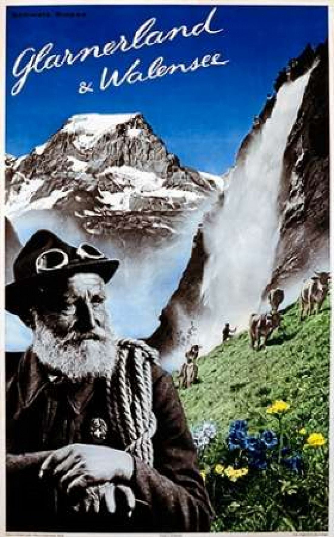 Glarnerland and Walensee Canvas Art - Herbert Matter (24 x 36)