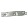 thumbnail image 1 of Glaro Coat Hook,3 Hooks,16 In W,Satin Aluminum D3SA, 1 of 2