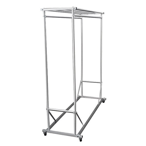 Glaro Garment Rack,60 in W,Satin Aluminum 135-5SA - Walmart.com