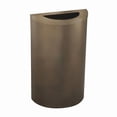 thumbnail image 1 of Glaro Trash Can,Half Round,14 gal.,Brown 1891-BV-BV, 1 of 1