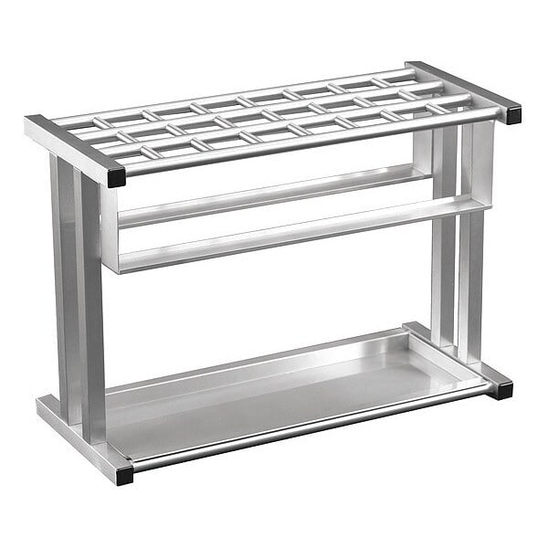 Glaro Umbrella Stand,18 in H,Aluminum 1890SA