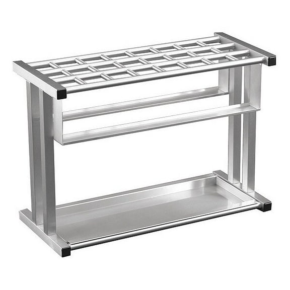 Glaro Umbrella Stand,18 in H,Aluminum 1890SA