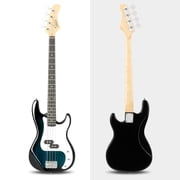 Glarry 4-String Bass Guitar Kit wit 20W Amp, Blue