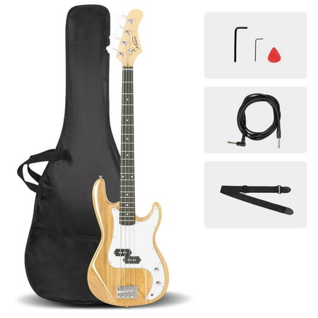 Glarry 4-Strings Electric Bass Guitar wuth Accessoies for Beginner Adult Teen