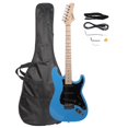 thumbnail image 1 of Glarry 40" Basswood Beginner Electric Guitar with Bag, Blue, 1 of 8
