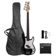 Glarry 45" Full Size Electric Guitar Includes Bass, Amplifier, Connecting Wire and Spanner Tool, 3-Color