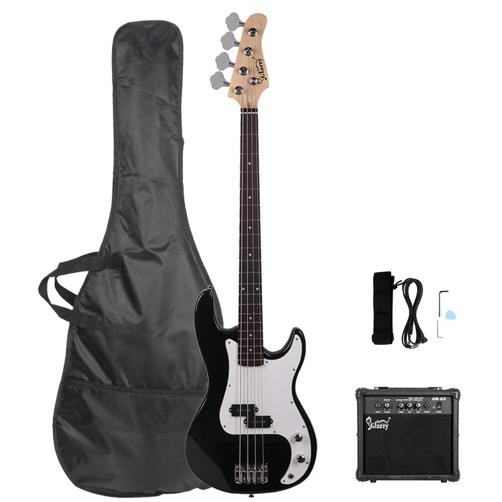 Glarry 45" Full-Size Electric Bass Guitar with Amplifier photo 1