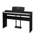 thumbnail image 1 of Glarry 88 Key Weighted Action Digital Piano, Electronic Keyboard Piano with Furniture Stand and Triple Pedals for Beginner Kids/Adults Beginner Digital Piano Black, 1 of 8