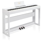 Glarry 88 Keys Digital Piano Full Weighted Keyboards for Kids Beginner ...