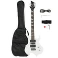 thumbnail image 1 of Glarry Burning Fire Beginner Electric Guitar Kit w/ Accessories for Beginner, White, 1 of 8