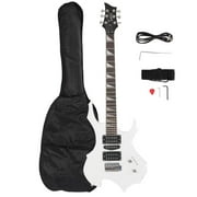 Glarry Beginner Electric Guitar with Guitar Bag, Pick Strap, Accessories
