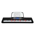 thumbnail image 1 of Glarry Full Size 61 Lighted Keys Keyboard Piano for Beginners, 1 of 15