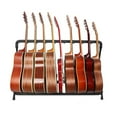 thumbnail image 1 of Glarry Guitar Stand 9 Holder Guitar Rack Band Stage Bass Acoustic Guitar Display, 1 of 16