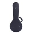 thumbnail image 1 of Glarry Hardshell a-Style Microgroove Pattern Leather Wood Mandolin Case Black, 1 of 4