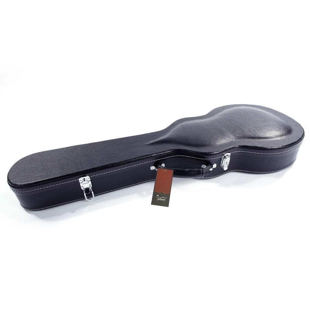Glarry High Grade Leather Electric Guitar Hard Case Guitar Bag