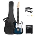 thumbnail image 1 of Glarry Semi-Hollow Beginner Electric Guitar with HS Pickups and Amp Kit Blue, 1 of 7
