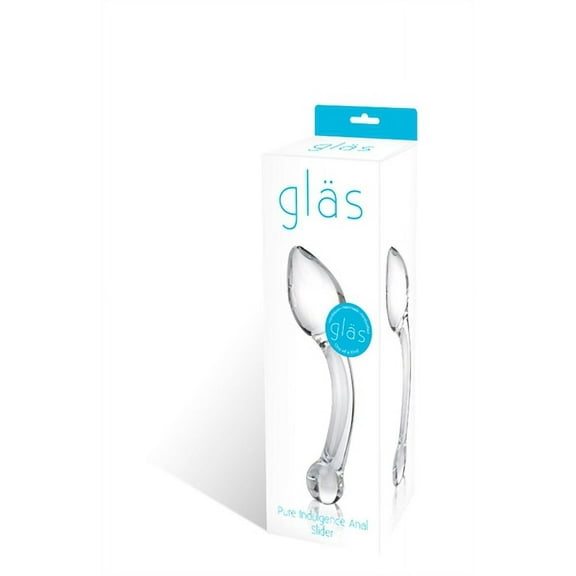 Glas Pure Indulgence Glass Anal Dildo, Clear