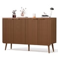 thumbnail image 1 of Syemin Buffet Cabinet with Storage, Multifunctional Storage Cabinet with 4 Doors, Modern Sideboard Buffet Credenzas for Living Room, Entryway, Hallway, Natual Oak, 1 of 5